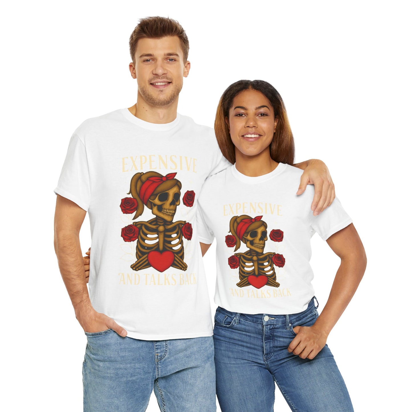 Expensive and Talks Back woman's cotton tshirt