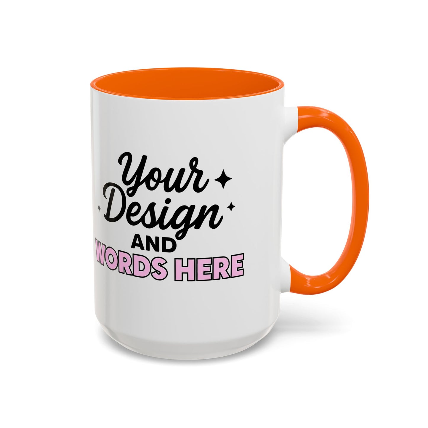 Accent Coffee Mug (11, 15oz) Personalized