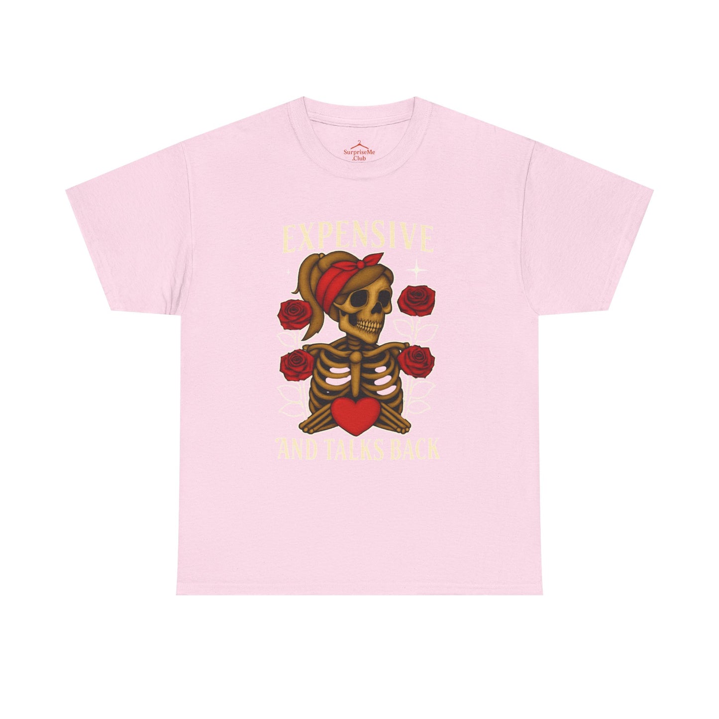 Expensive and Talks Back woman's cotton tshirt