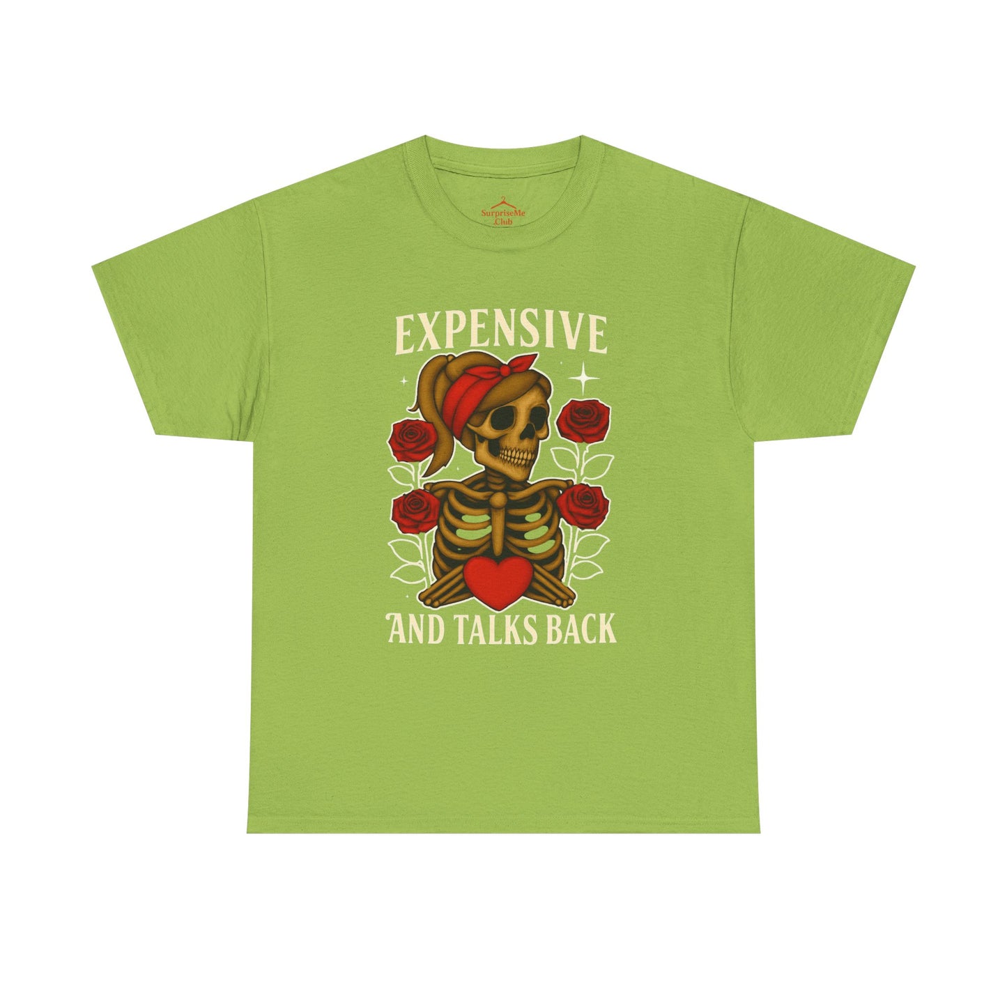 Expensive and Talks Back woman's cotton tshirt