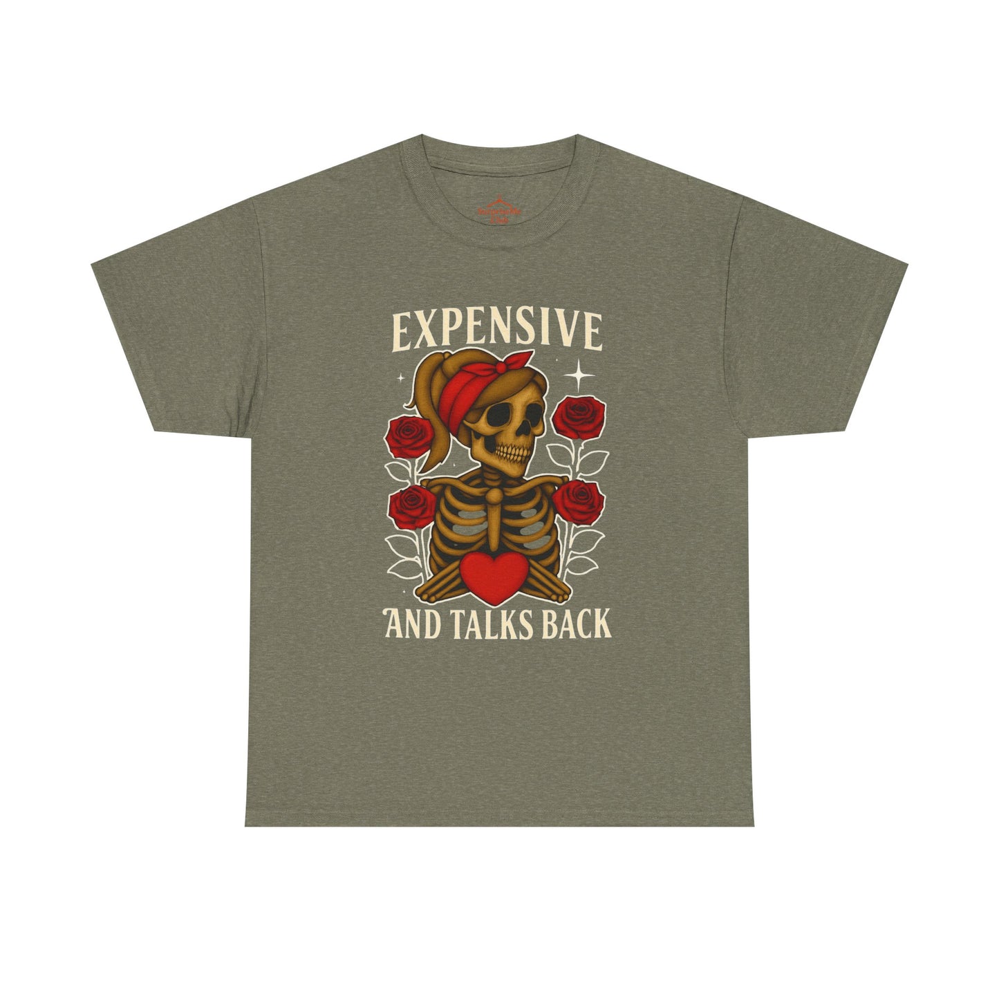 Expensive and Talks Back woman's cotton tshirt