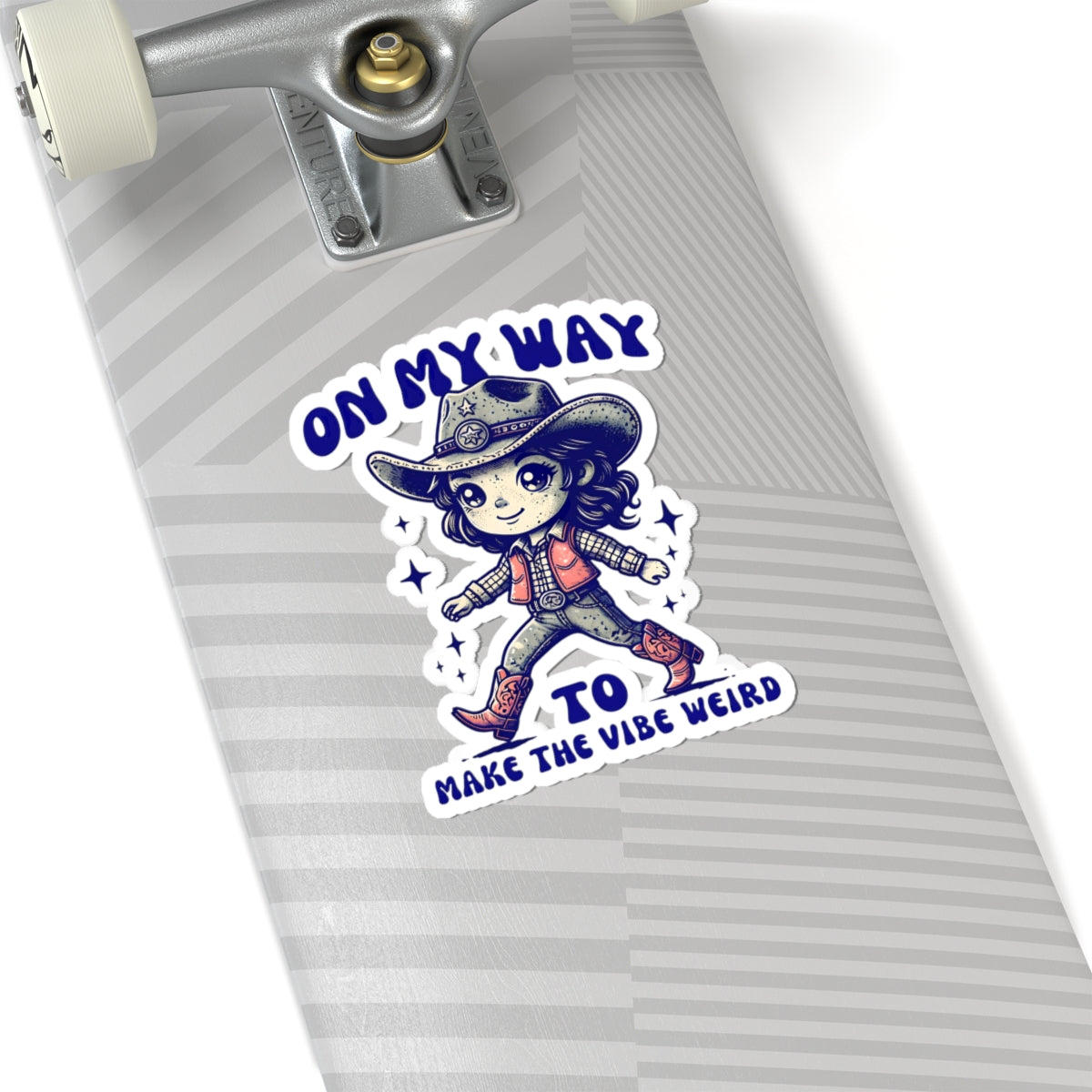 On My Way Girl Decal