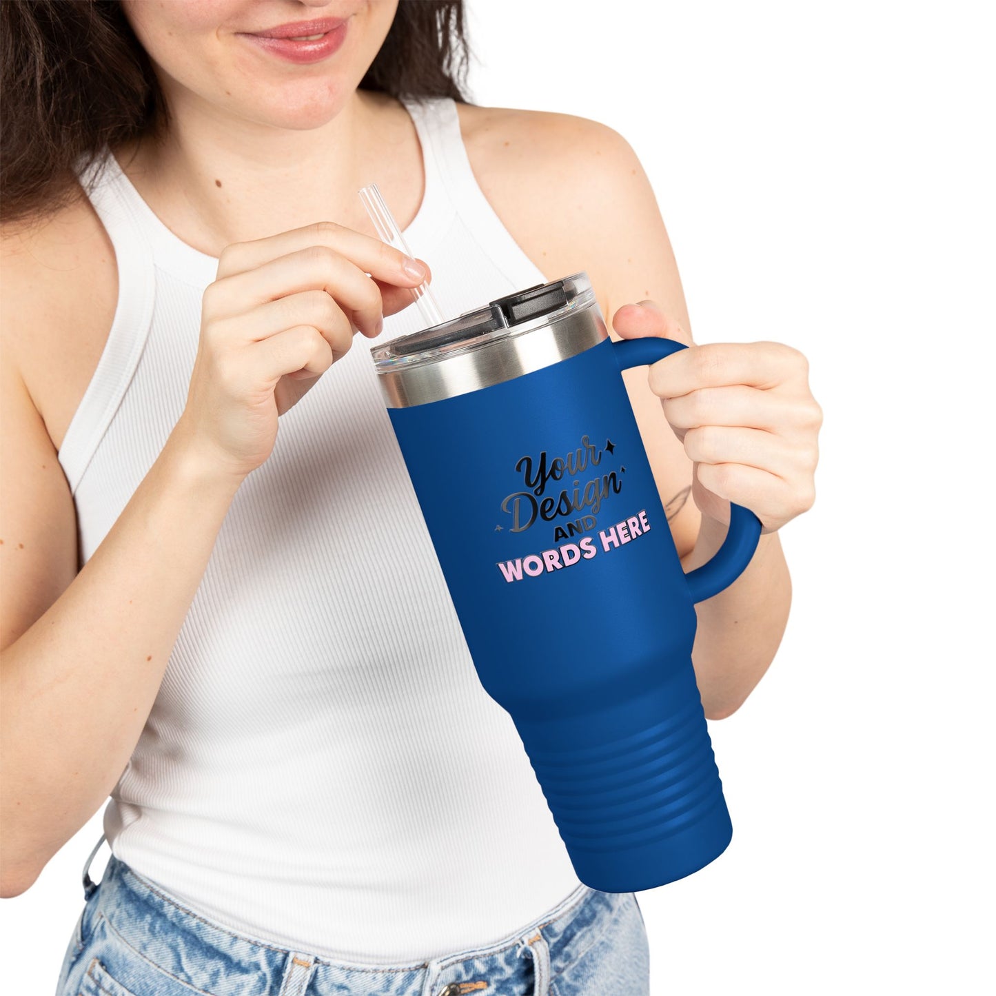 40 oz Personalized Sip-Sational Travel Mug