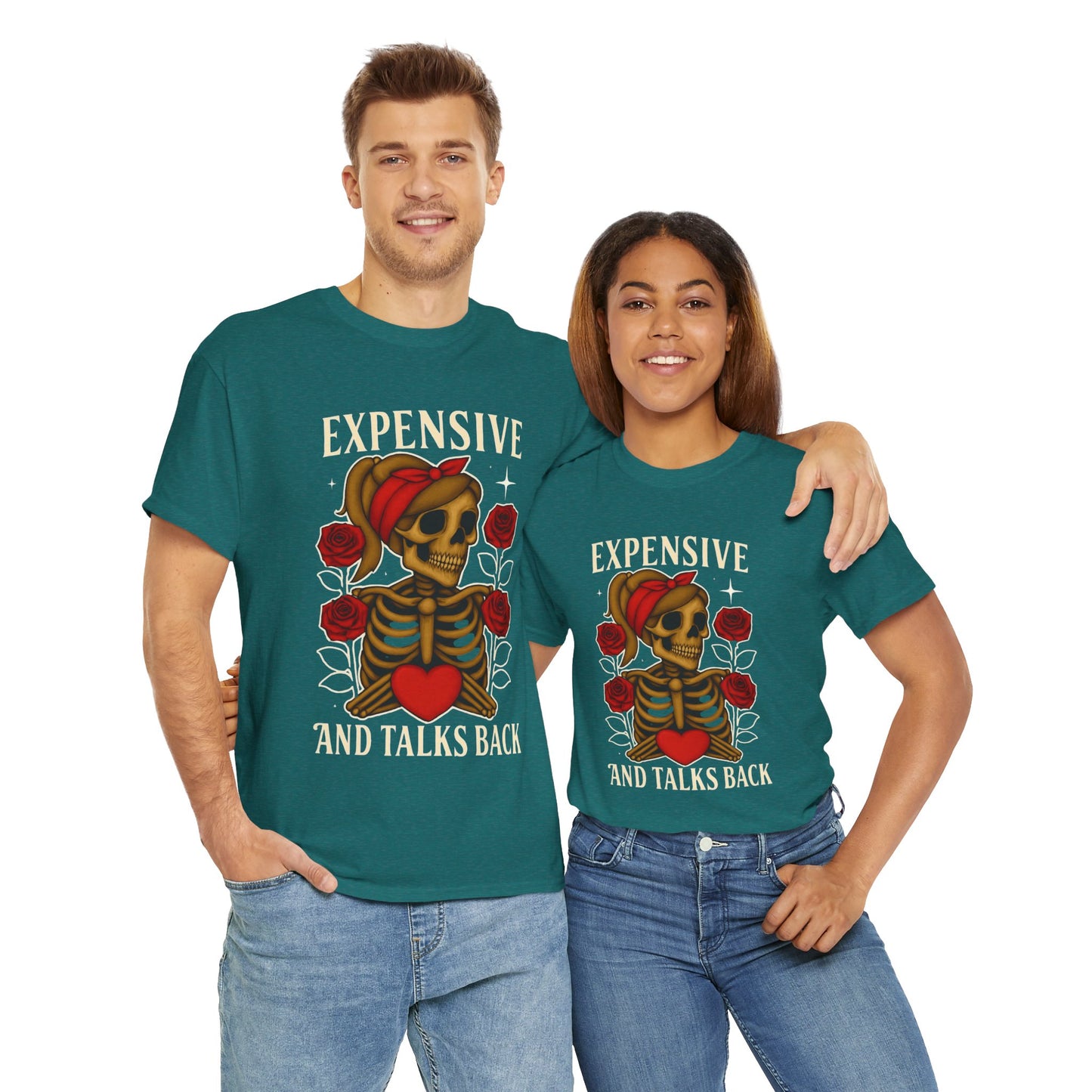 Expensive and Talks Back woman's cotton tshirt
