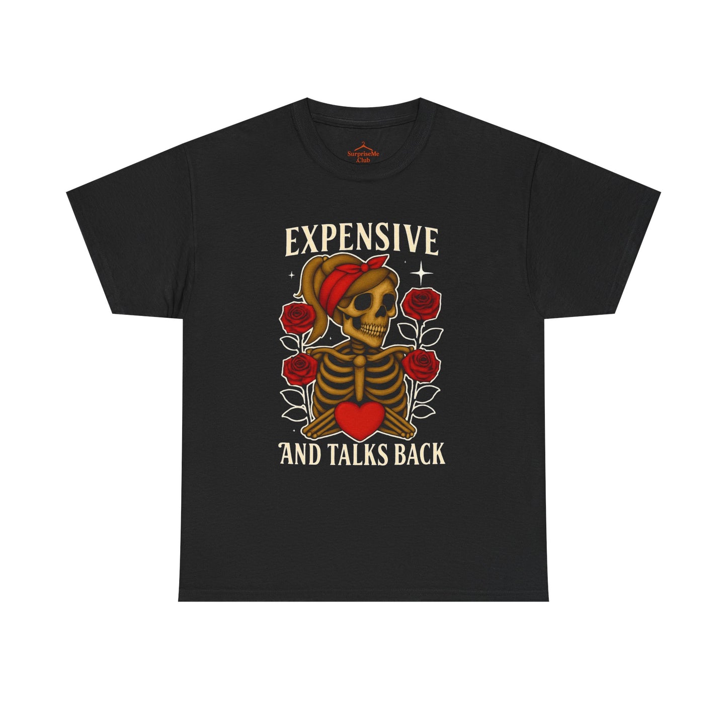 Expensive and Talks Back woman's cotton tshirt