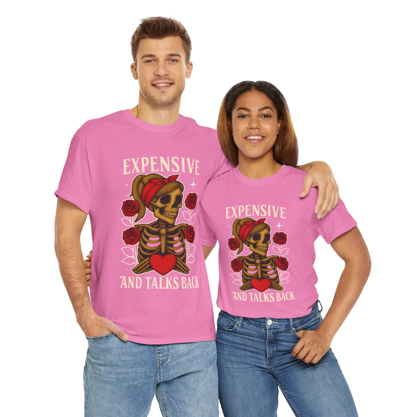 Expensive and Talks Back woman's cotton tshirt