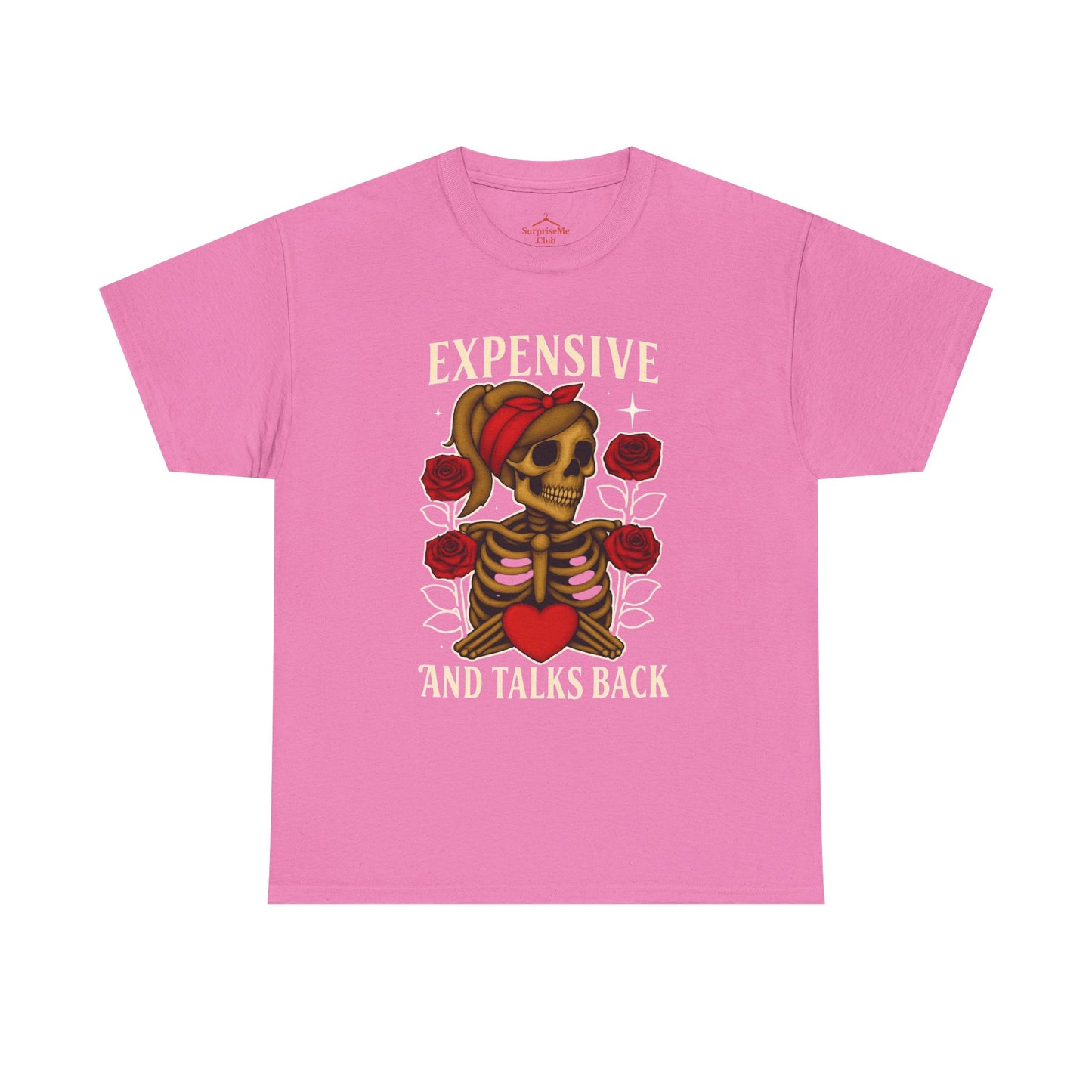 Expensive and Talks Back woman's cotton tshirt