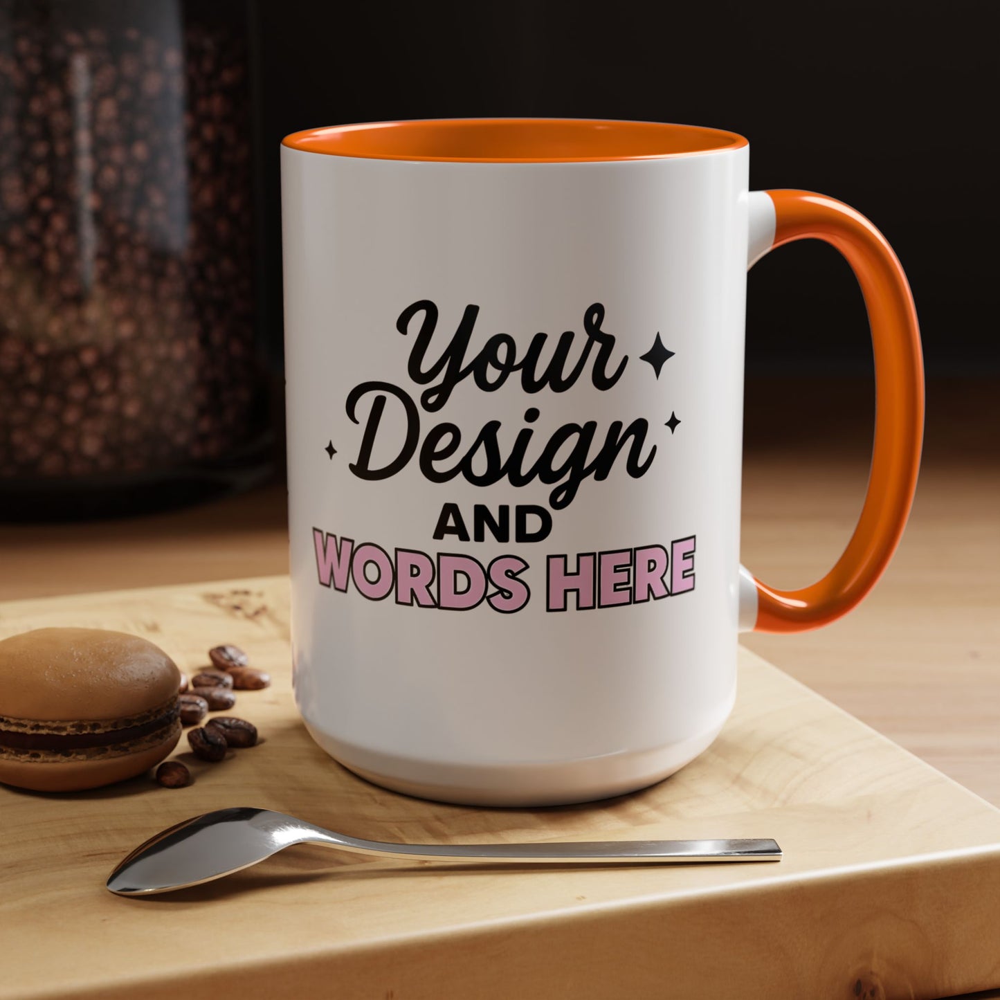 Accent Coffee Mug (11, 15oz) Personalized