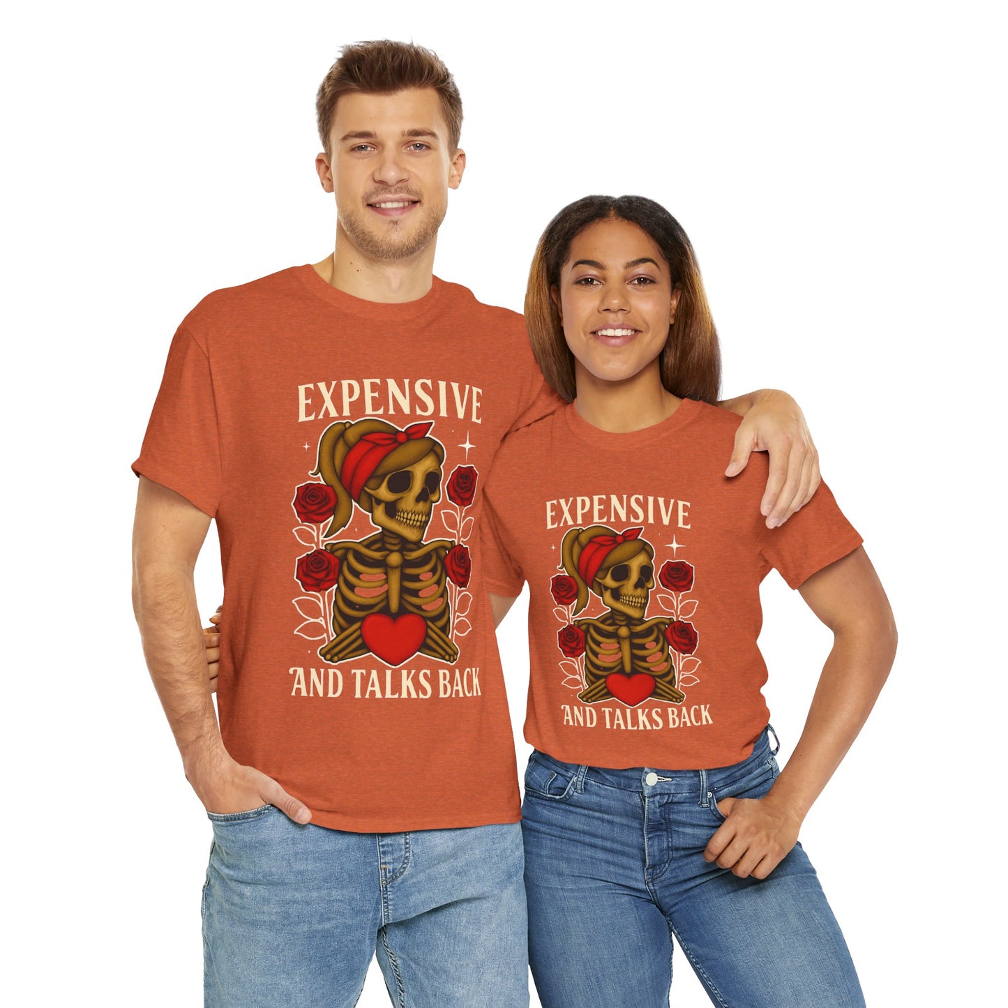 Expensive and Talks Back woman's cotton tshirt