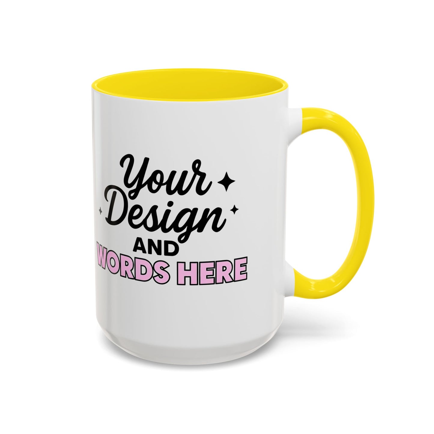 Accent Coffee Mug (11, 15oz) Personalized