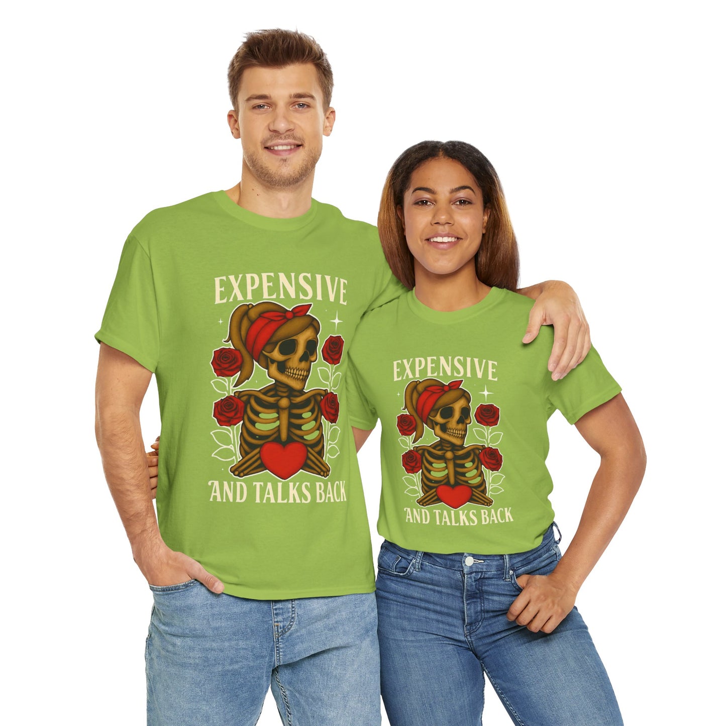Expensive and Talks Back woman's cotton tshirt