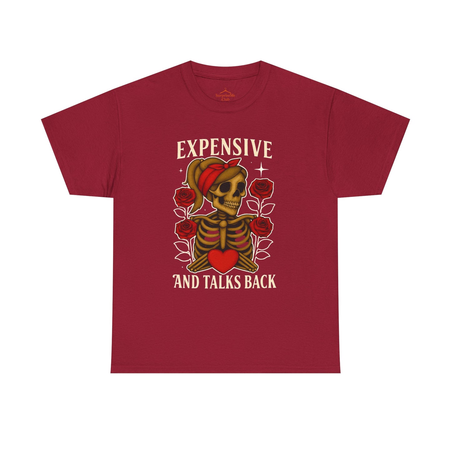 Expensive and Talks Back woman's cotton tshirt