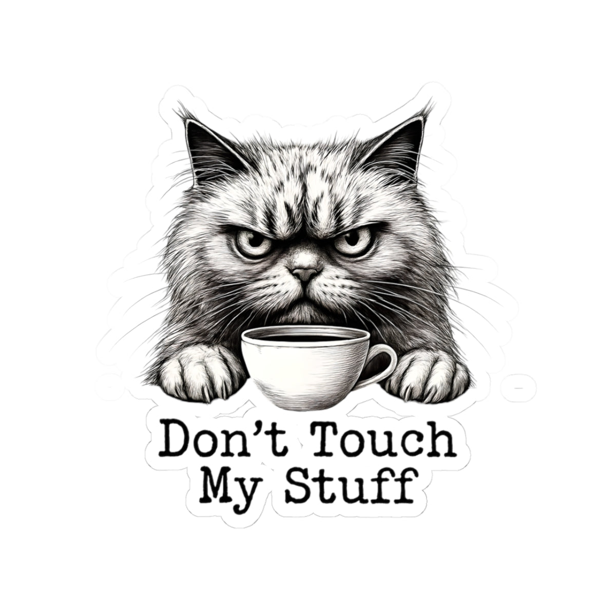 Don't Touch My Stuff Decal