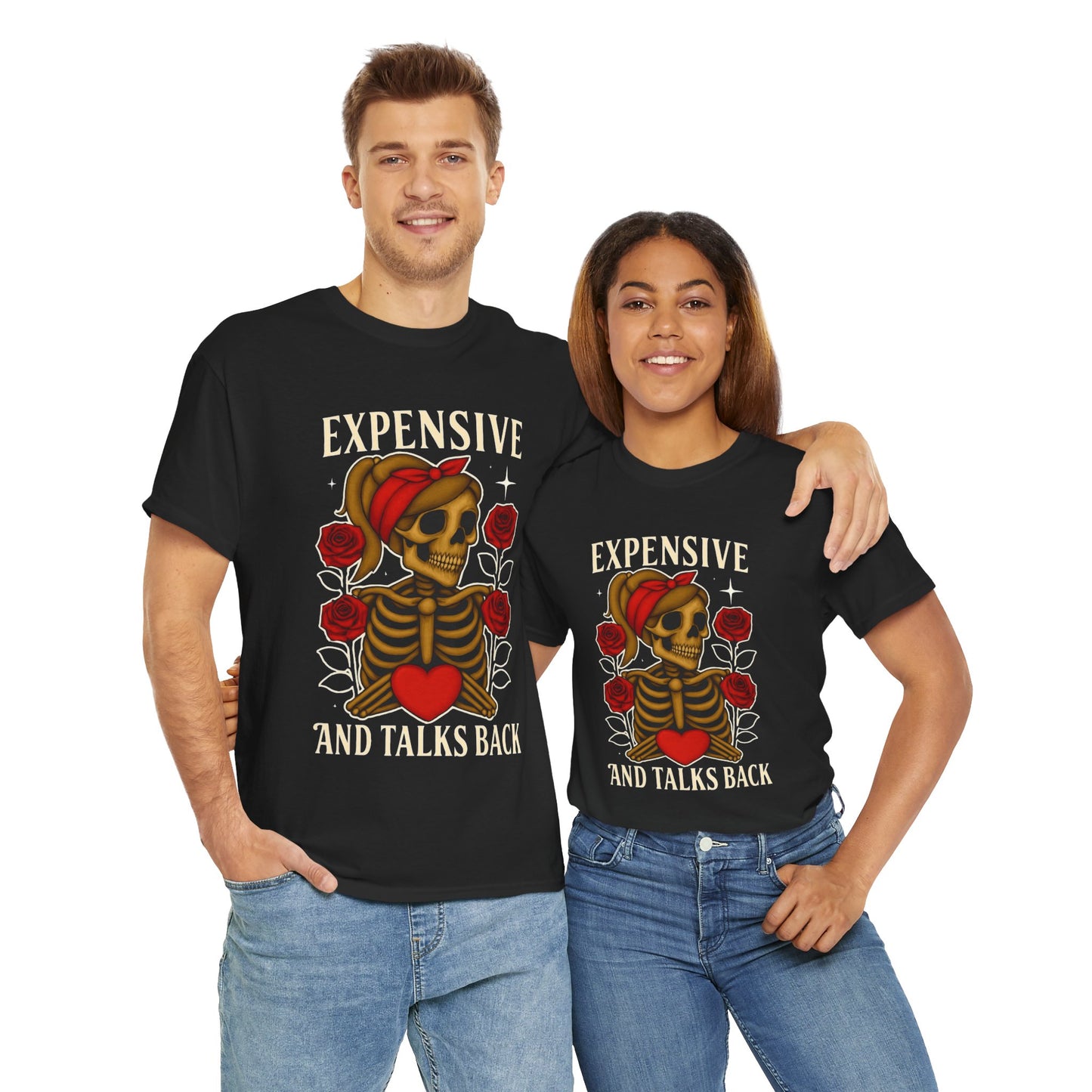 Expensive and Talks Back woman's cotton tshirt