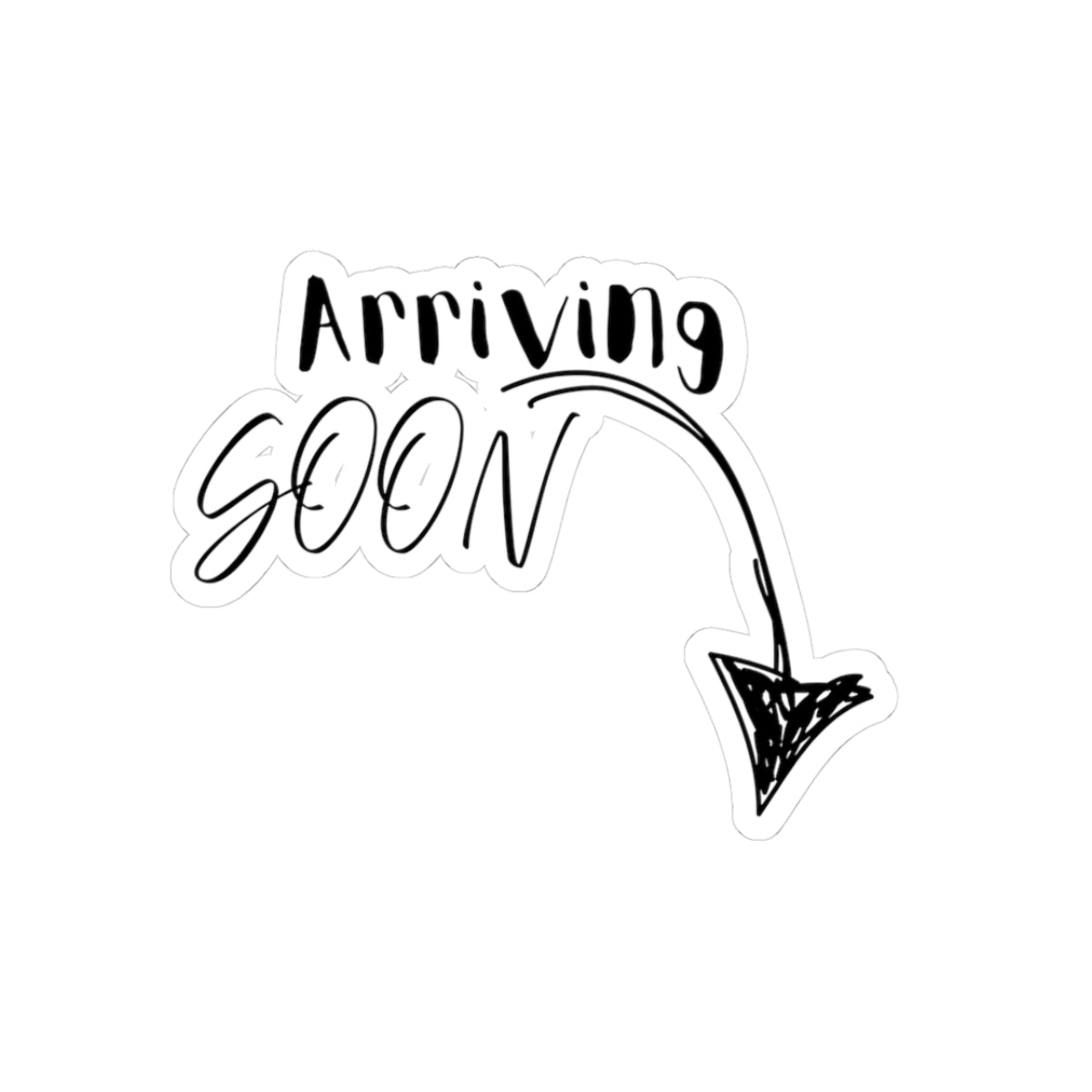 Arriving Soon Decal