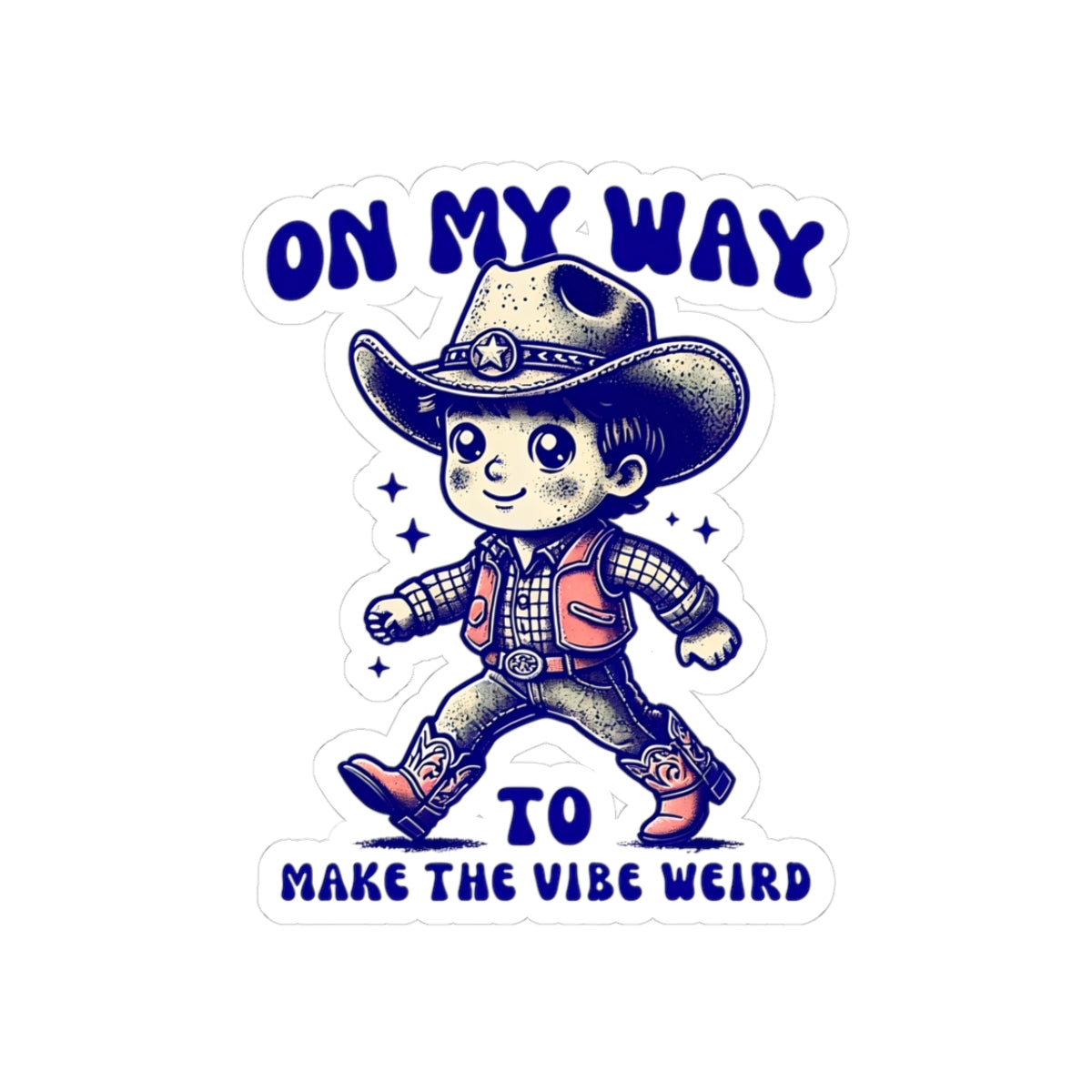 On My Way Boy Decal