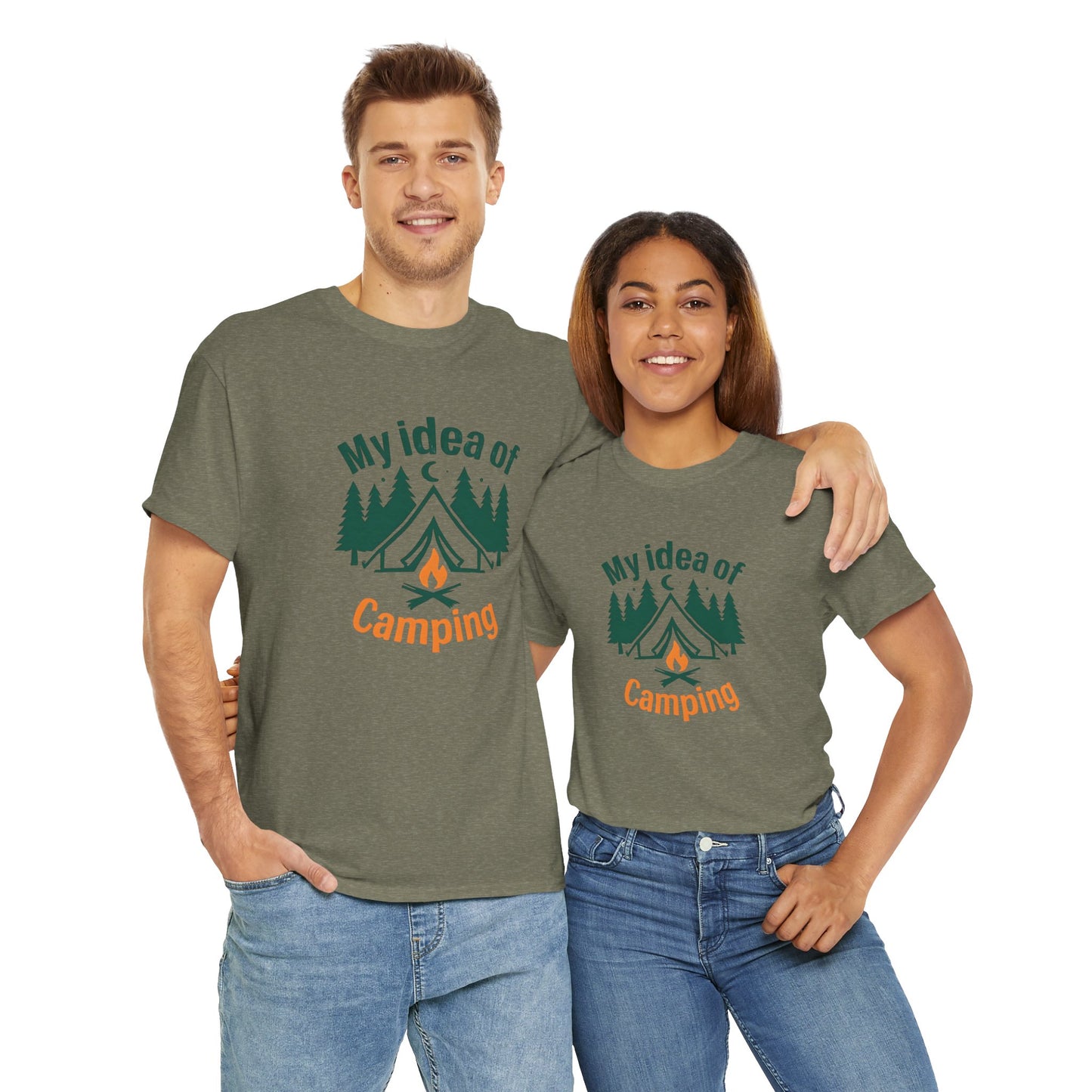 My Idea of Camping Tee & My fFamily's Idea of Camping