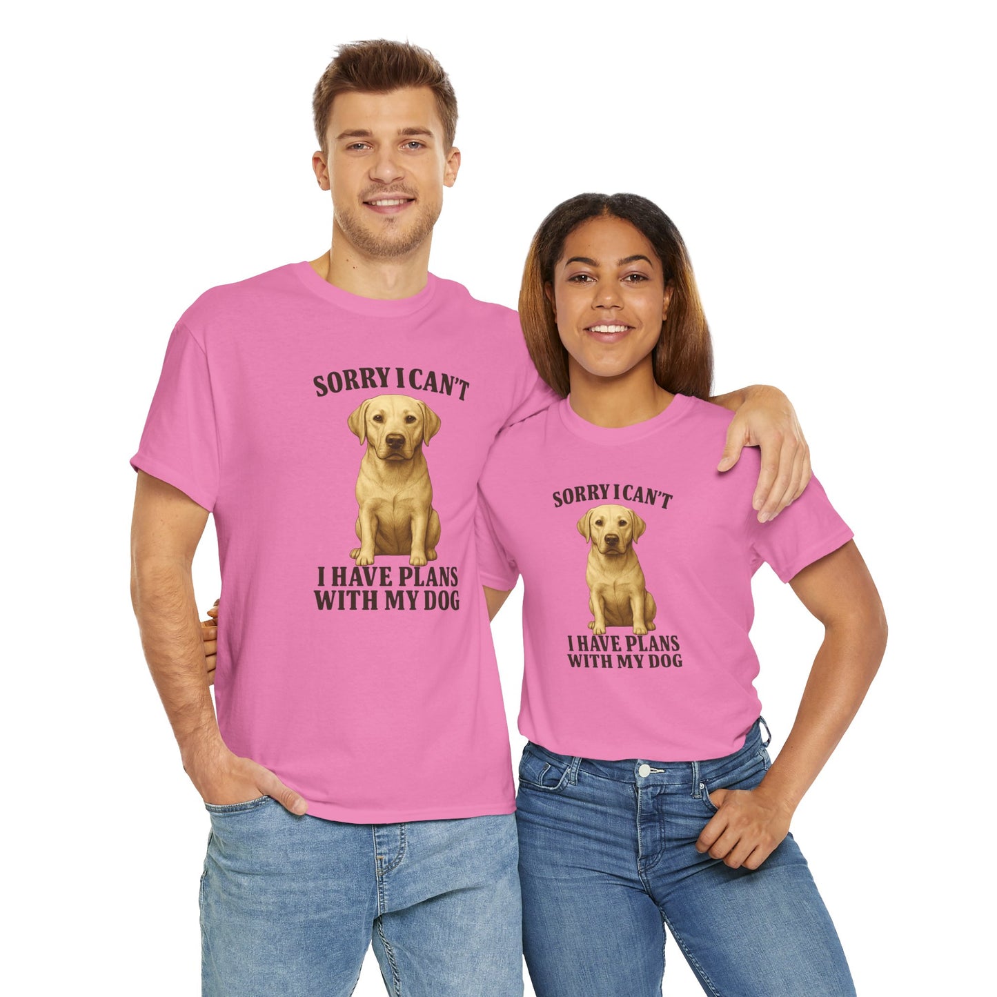 Dog-Yellow lab Sorry I can't, I have plans with my dog