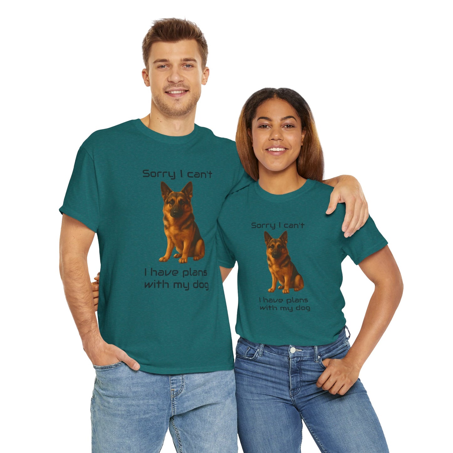 Dog-German Shephard Sorry I Can’t, I Have Plans with My Dog tee
