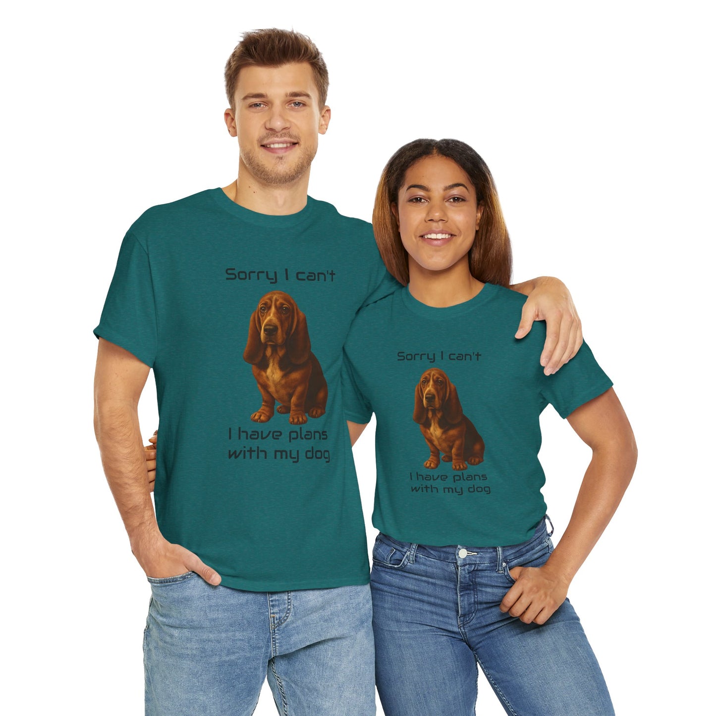 Dog-Basset Hound Sorry I Can't, I Have Plans With My Dog
