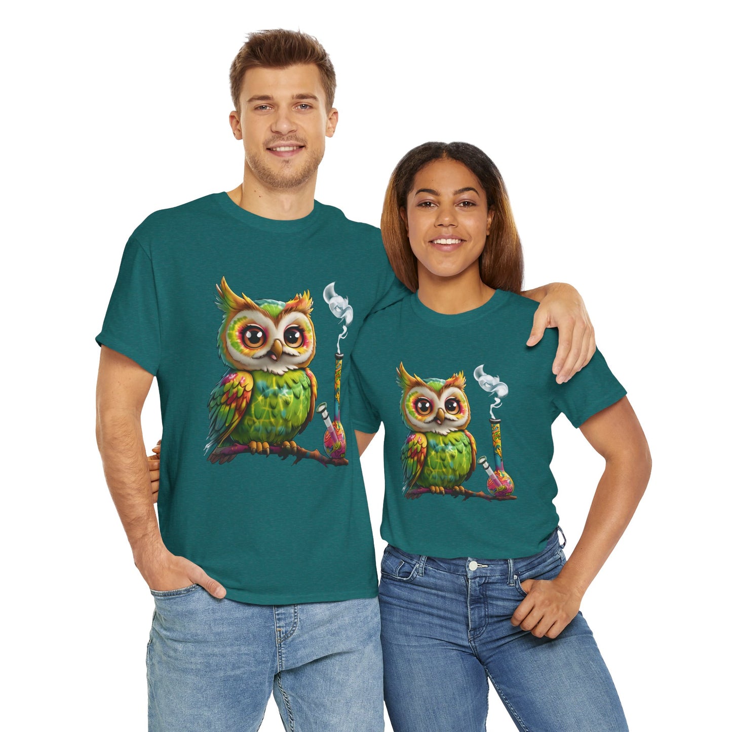 Tie-dye Owl with Bong