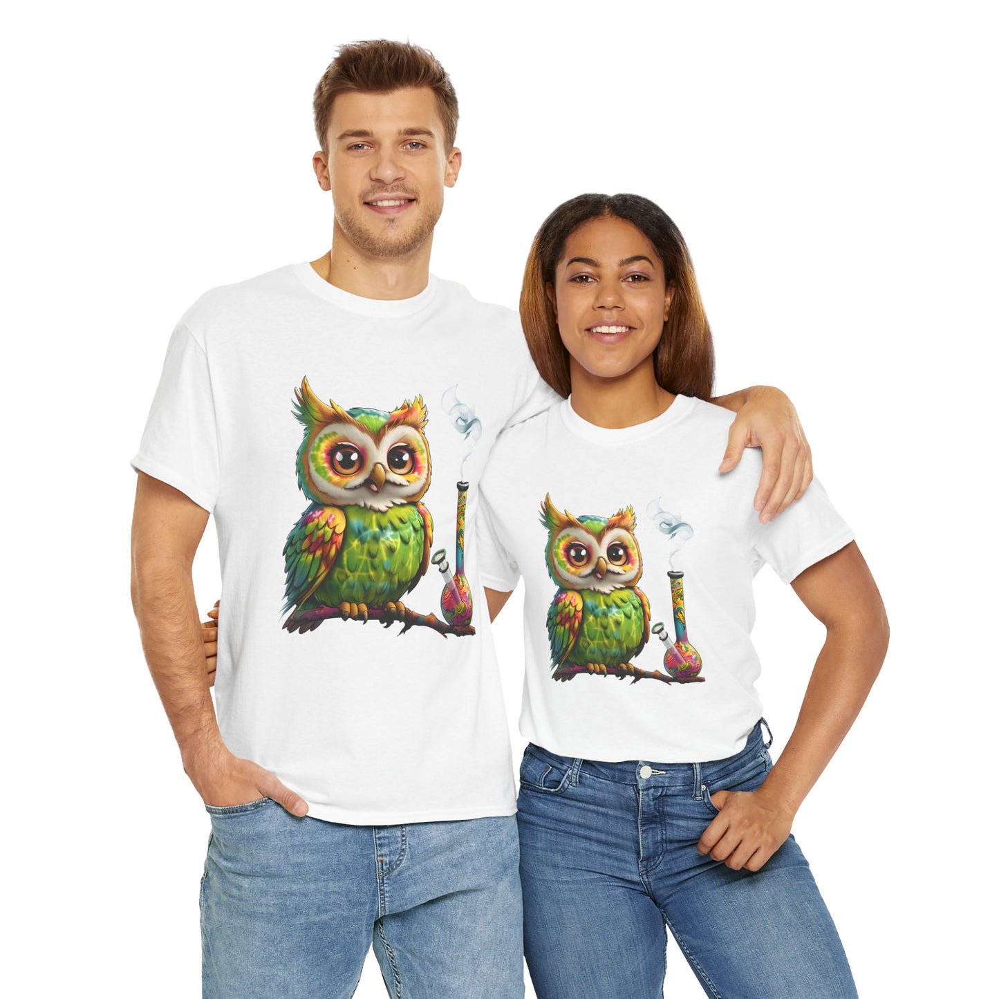 Tie-dye Owl with Bong