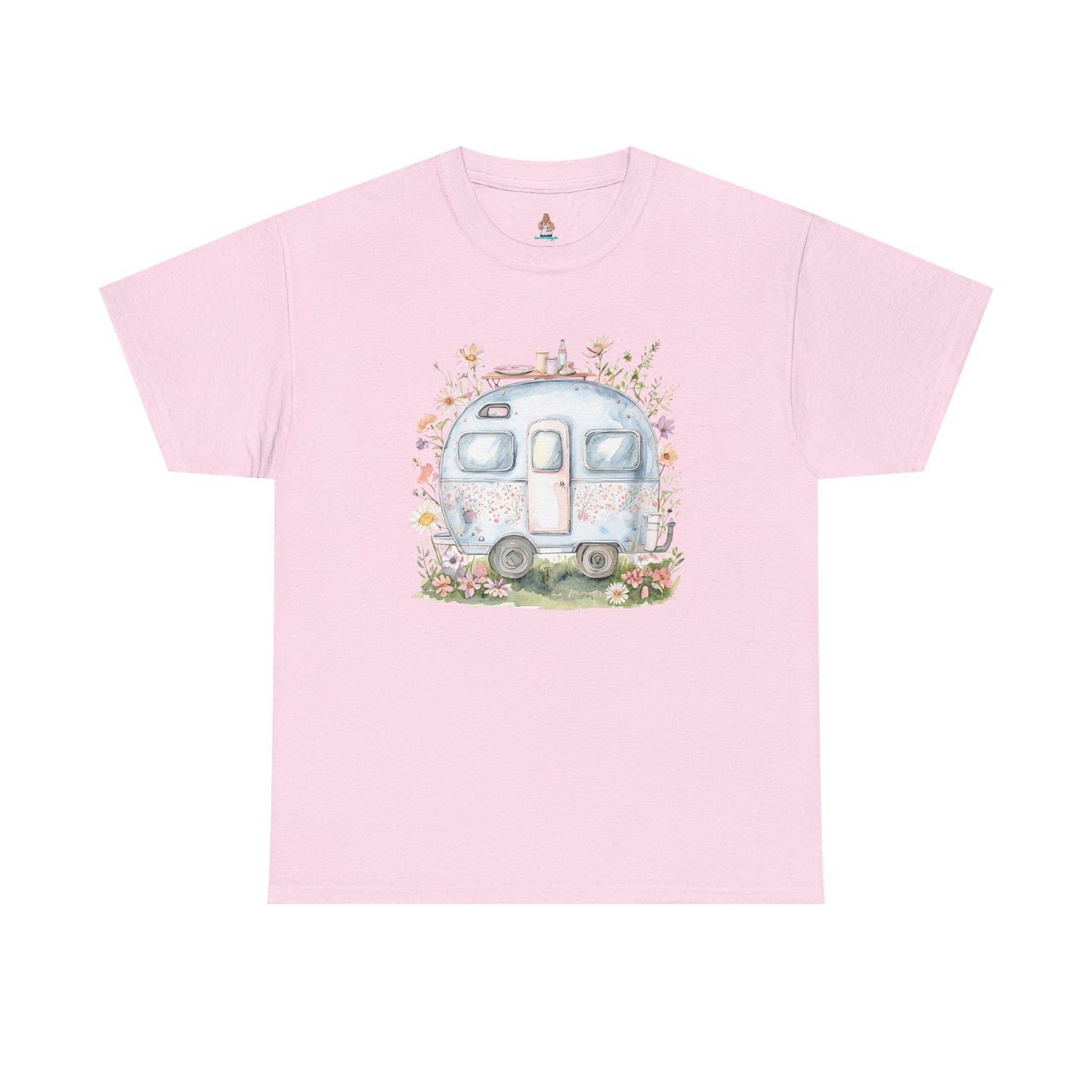 Pretty Pink Glamping Camp Trailer