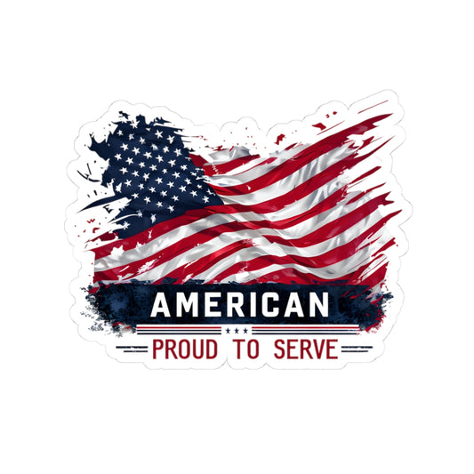 Proud To Serve Decal