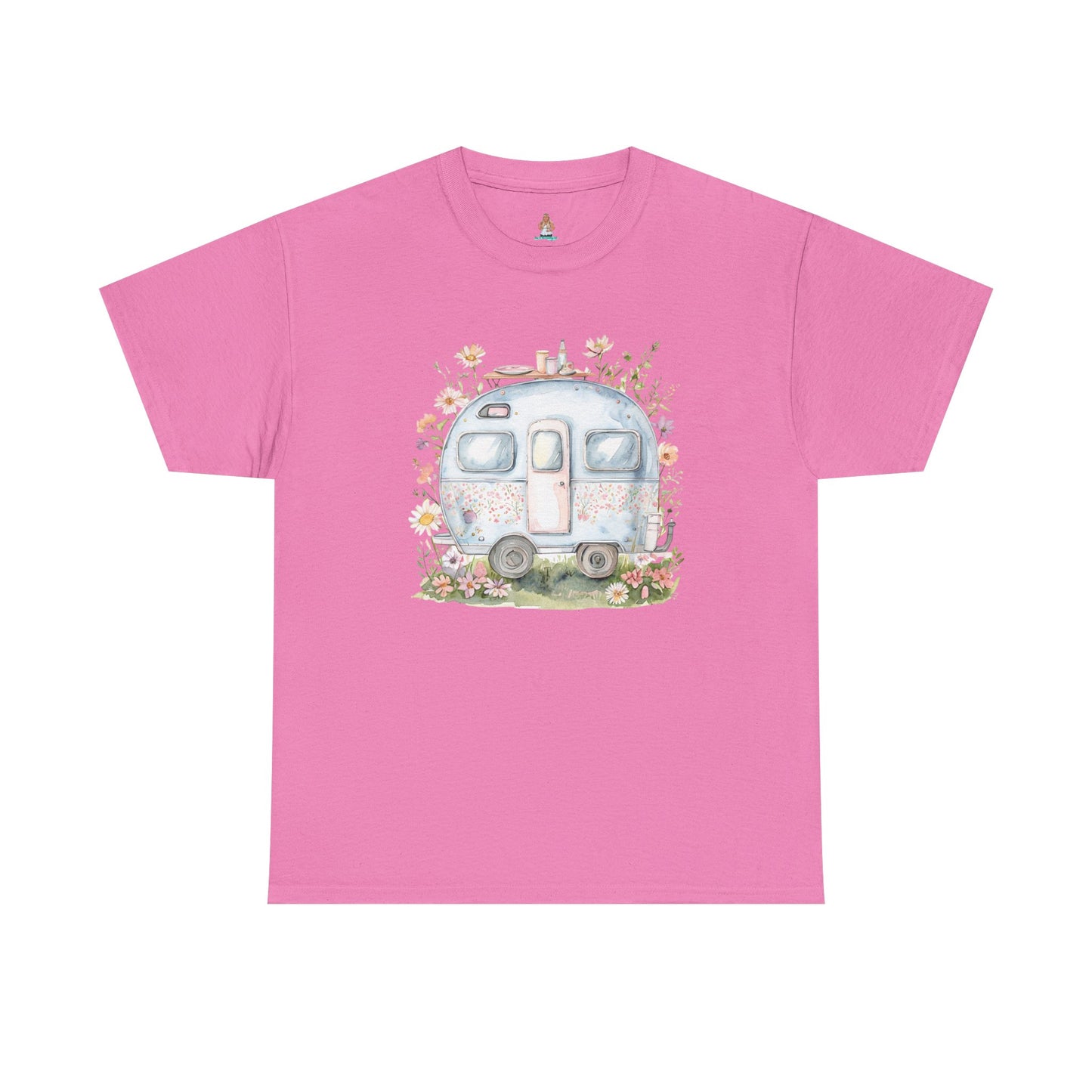 Pretty Pink Glamping Camp Trailer