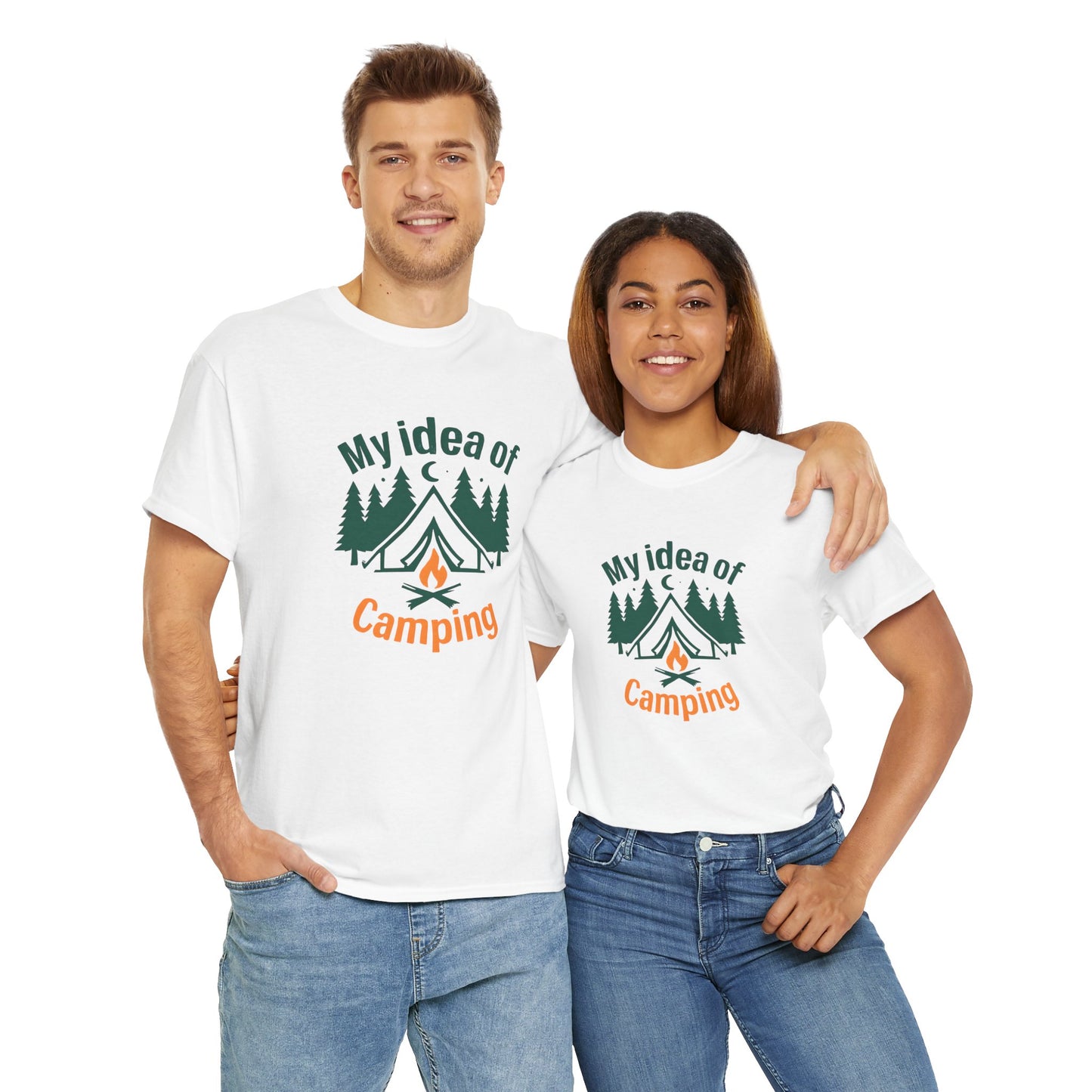 My Idea of Camping Tee & My fFamily's Idea of Camping