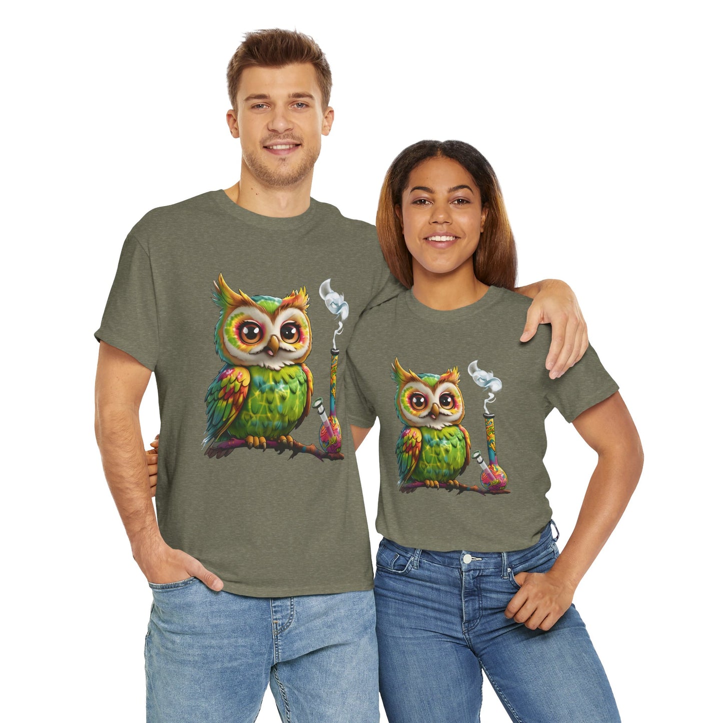 Tie-dye Owl with Bong