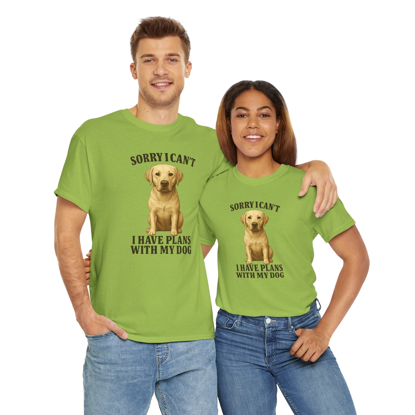 Dog-Yellow lab Sorry I can't, I have plans with my dog