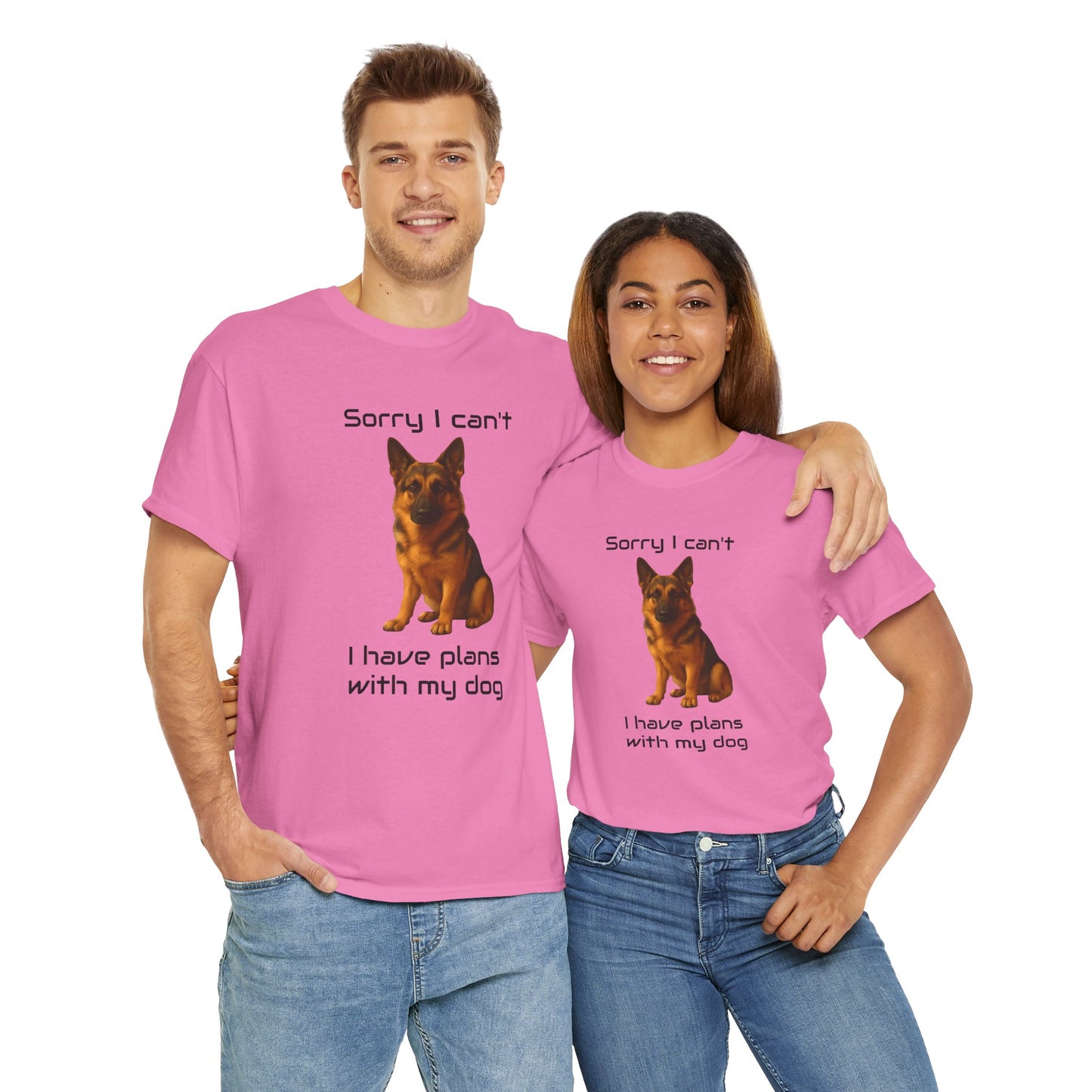 Dog-German Shephard Sorry I Can’t, I Have Plans with My Dog tee