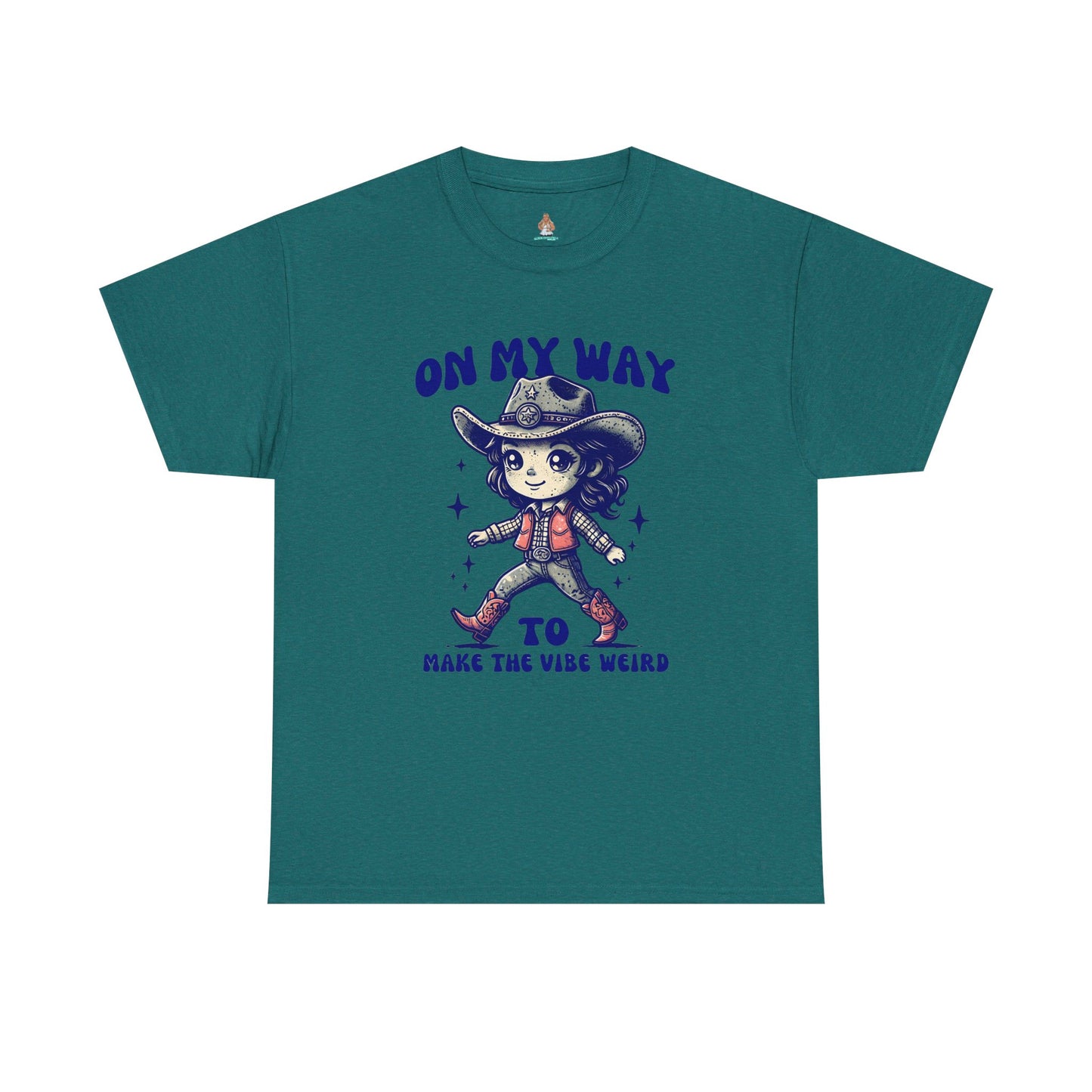 On The Way To Make The Vibe Weird Cowgirl tee