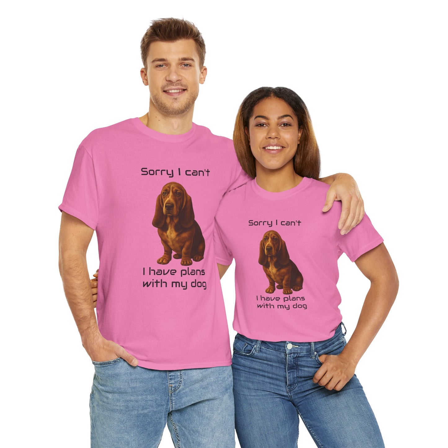 Dog-Basset Hound Sorry I Can't, I Have Plans With My Dog
