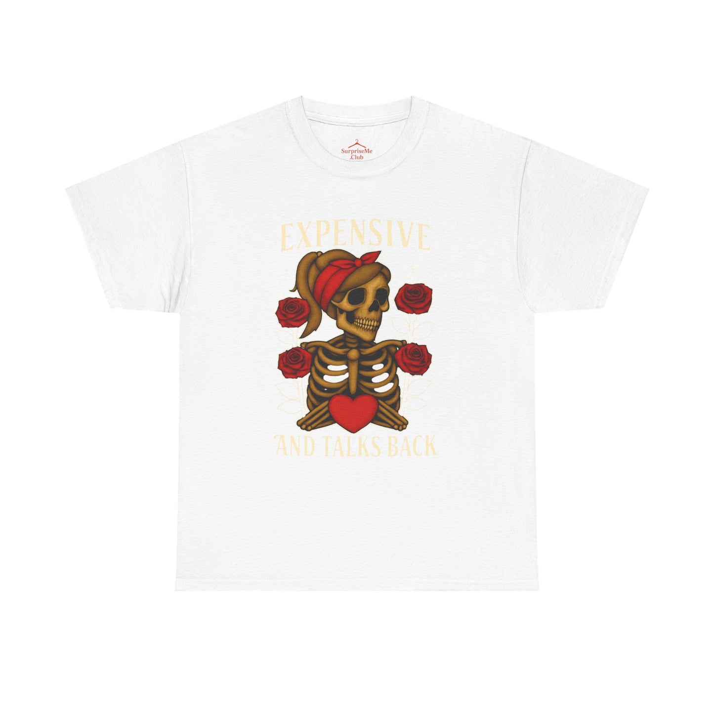Expensive and Talks Back woman's cotton tshirt