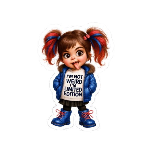 I'm Not Weird Girl Decal