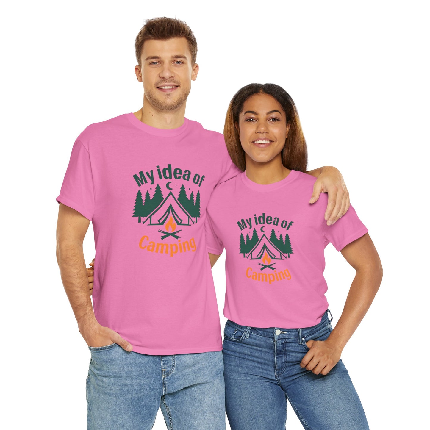 My Idea of Camping Tee & My fFamily's Idea of Camping