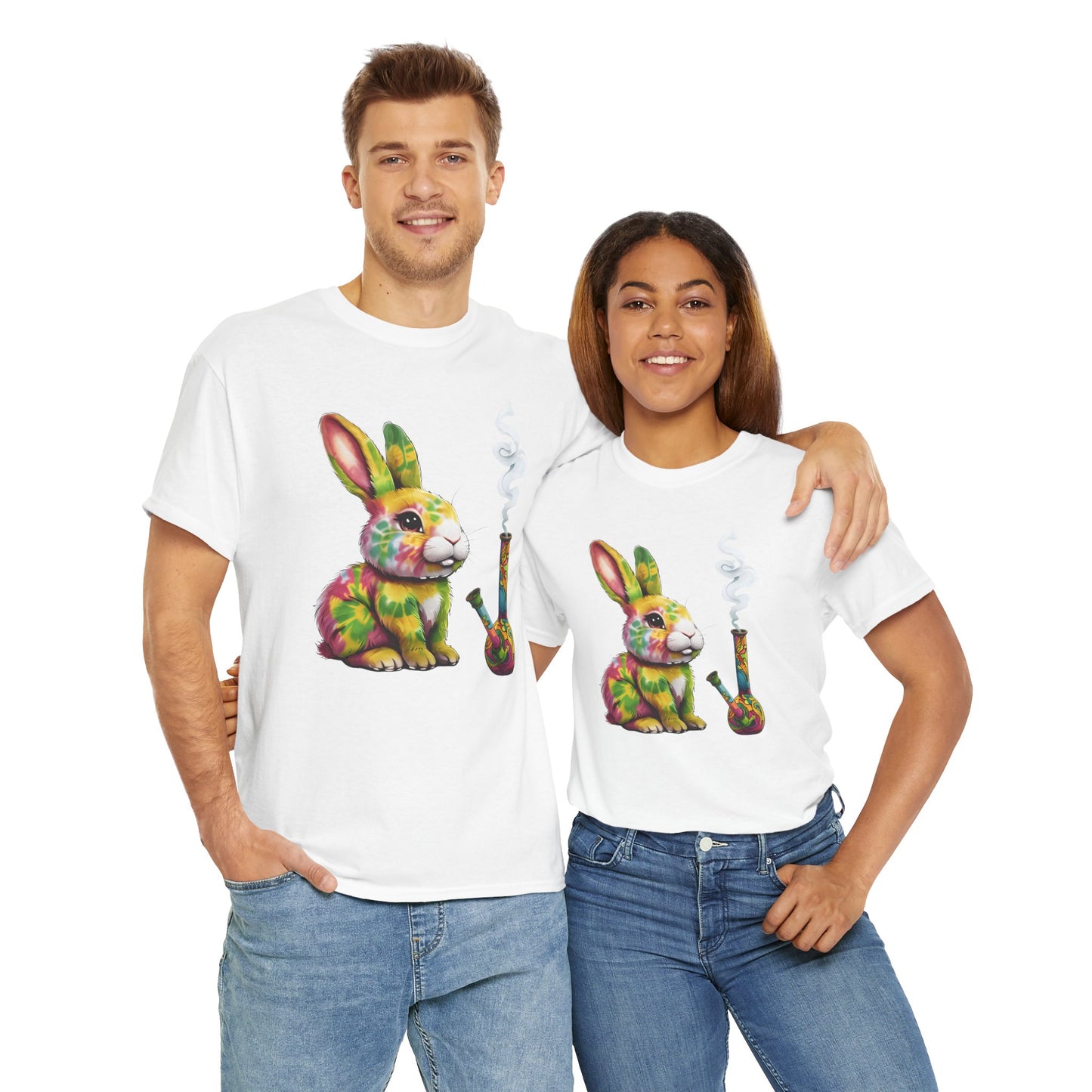 Tie-day Bunny with a Bong