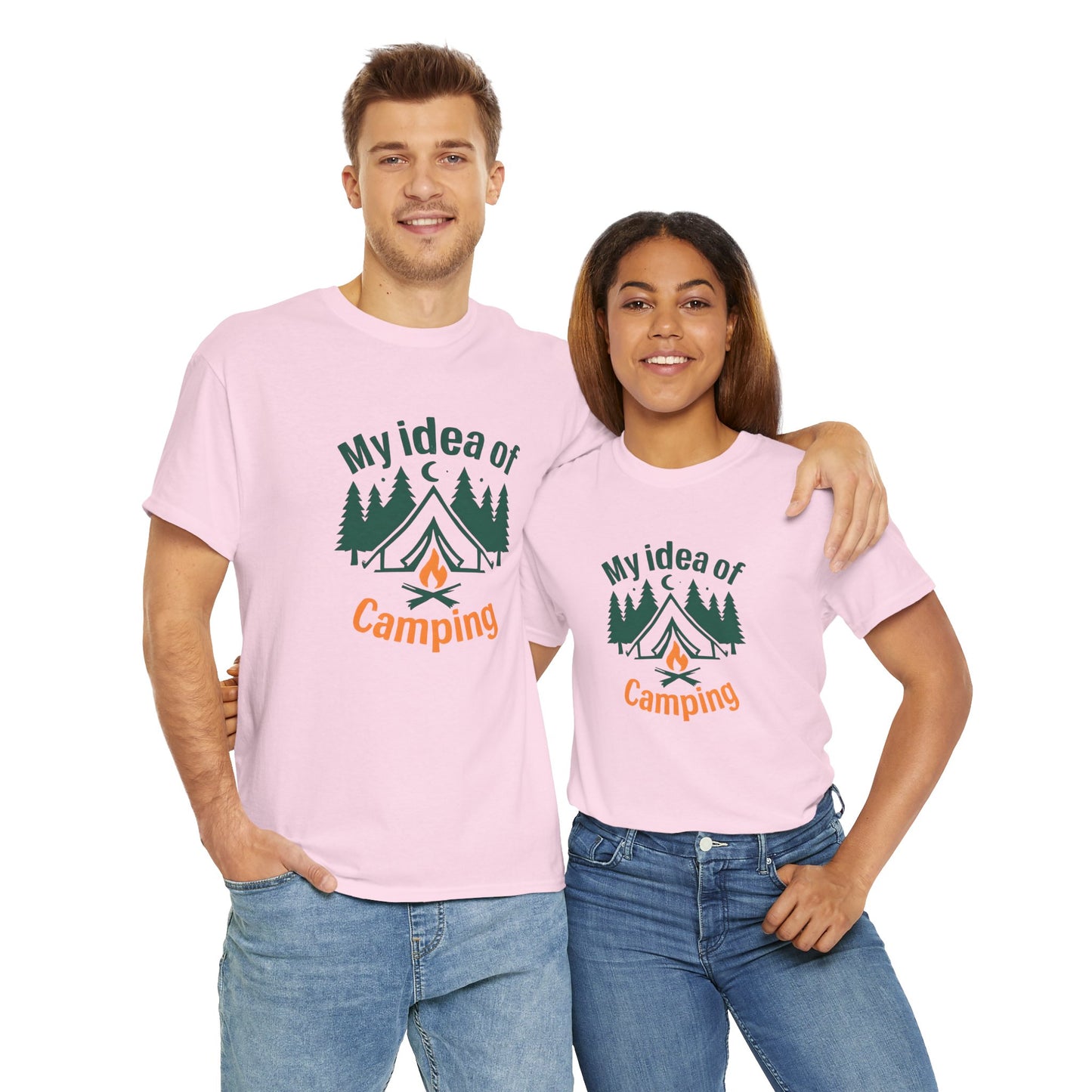 My Idea of Camping Tee & My fFamily's Idea of Camping