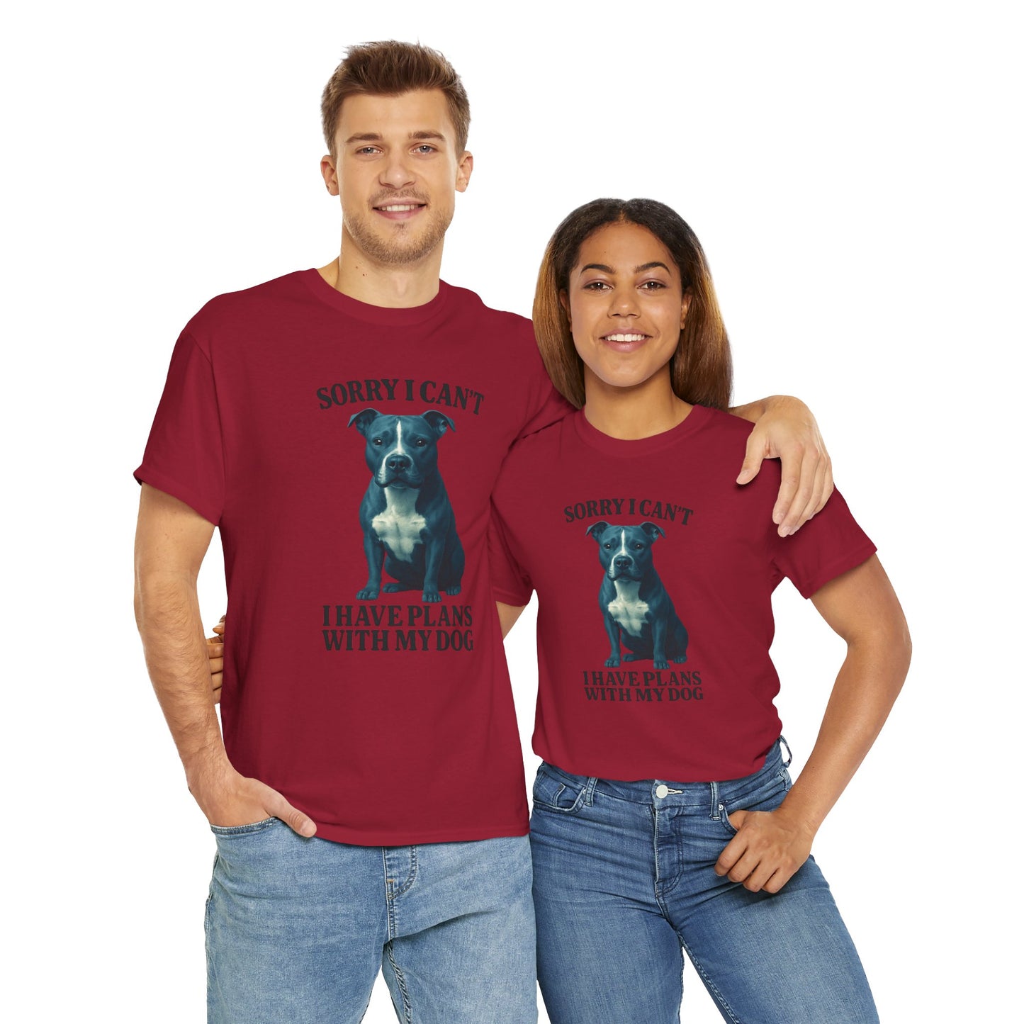 Dog-Stafford Terrior Sorry I can't, I have plans with my dogs