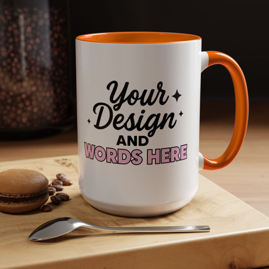 Accent Coffee Mug (11, 15oz) Personalized