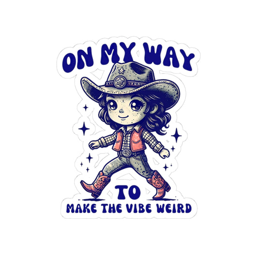 On My Way Girl Decal