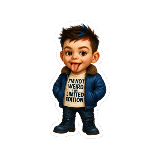I'm Not Weird Boy Decal