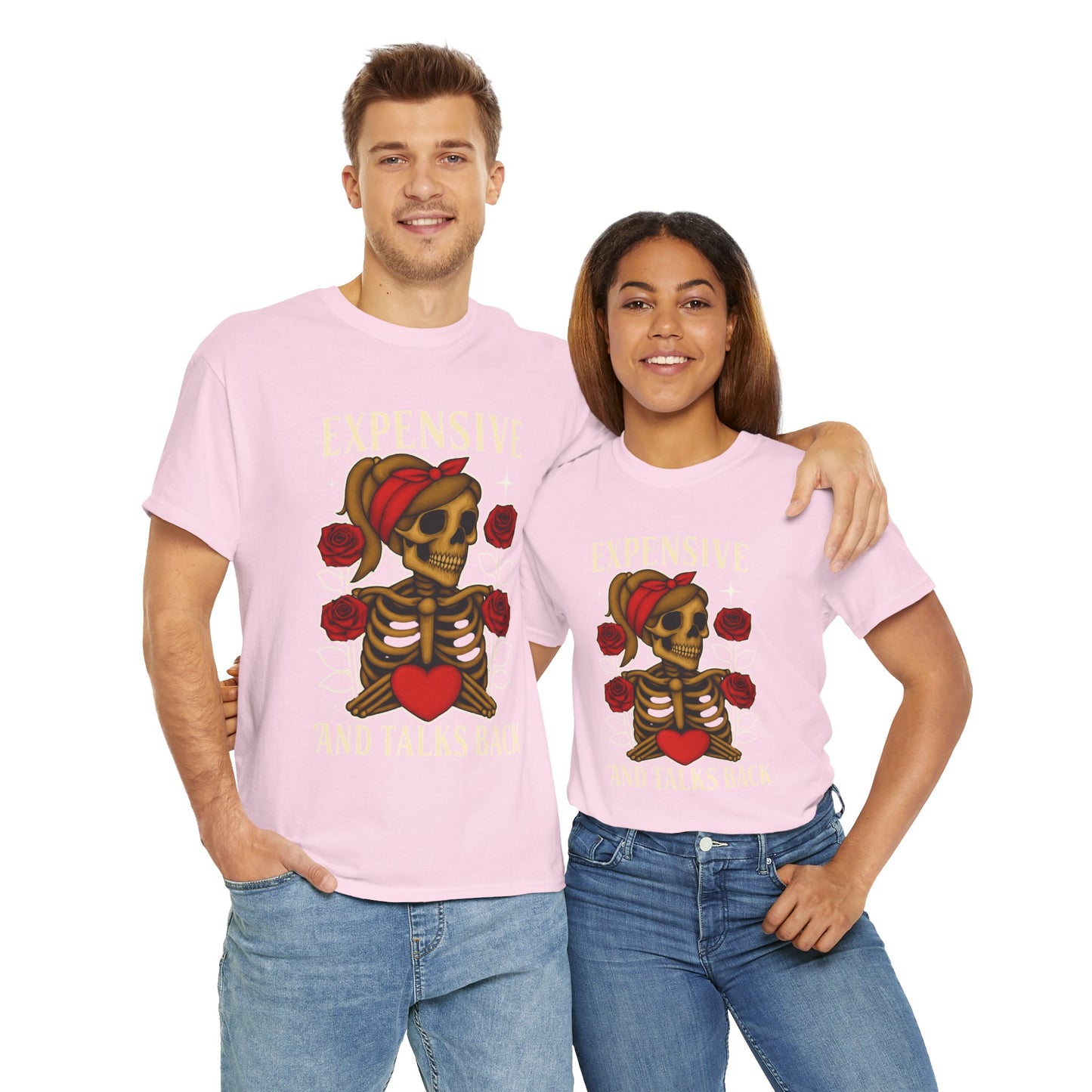 Expensive and Talks Back woman's cotton tshirt