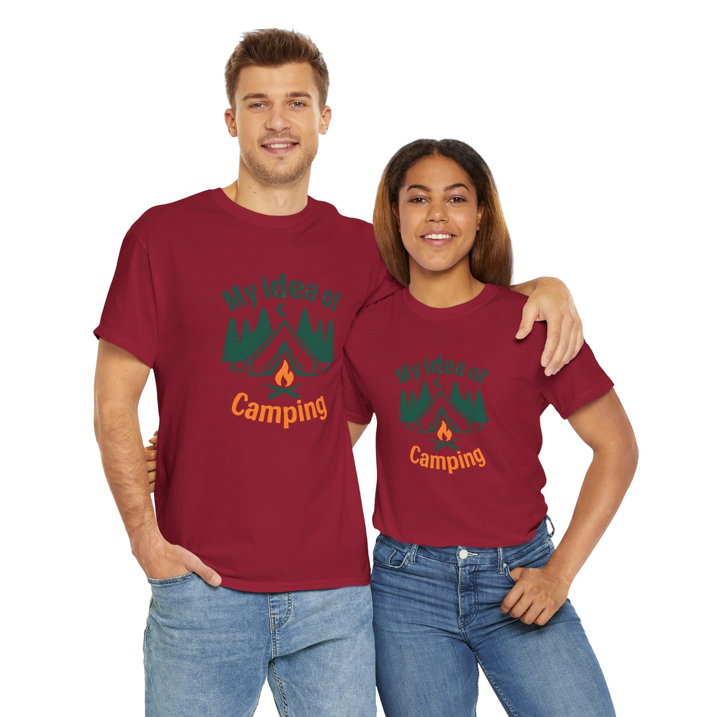 My Idea of Camping Tee & My fFamily's Idea of Camping