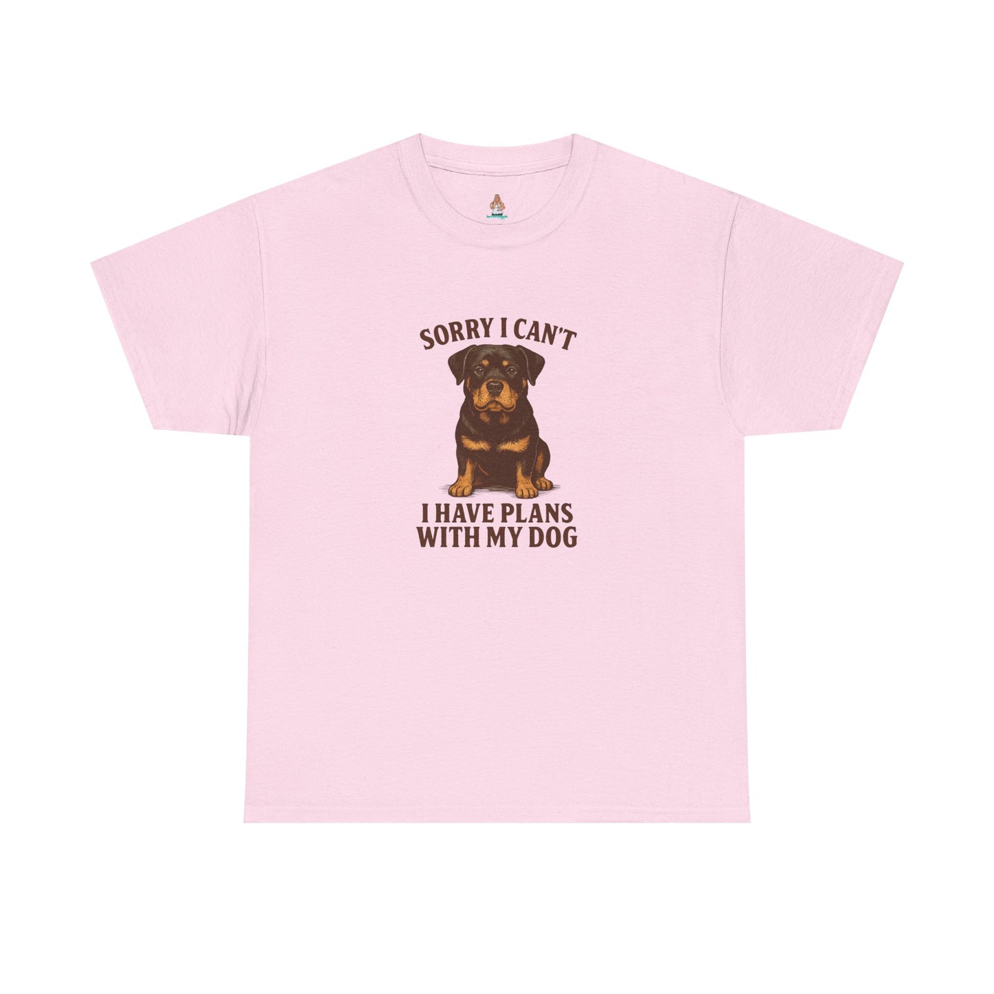 Dog-Rotweiller Sorry I can't, I Have Plans With My Dog Tee