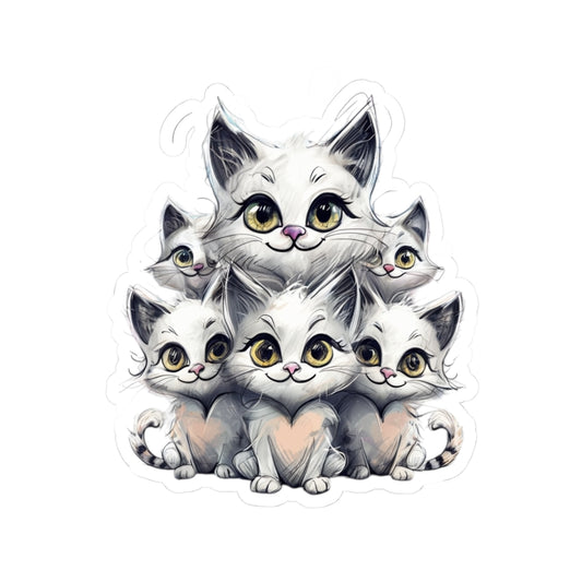 Cat Family Decal