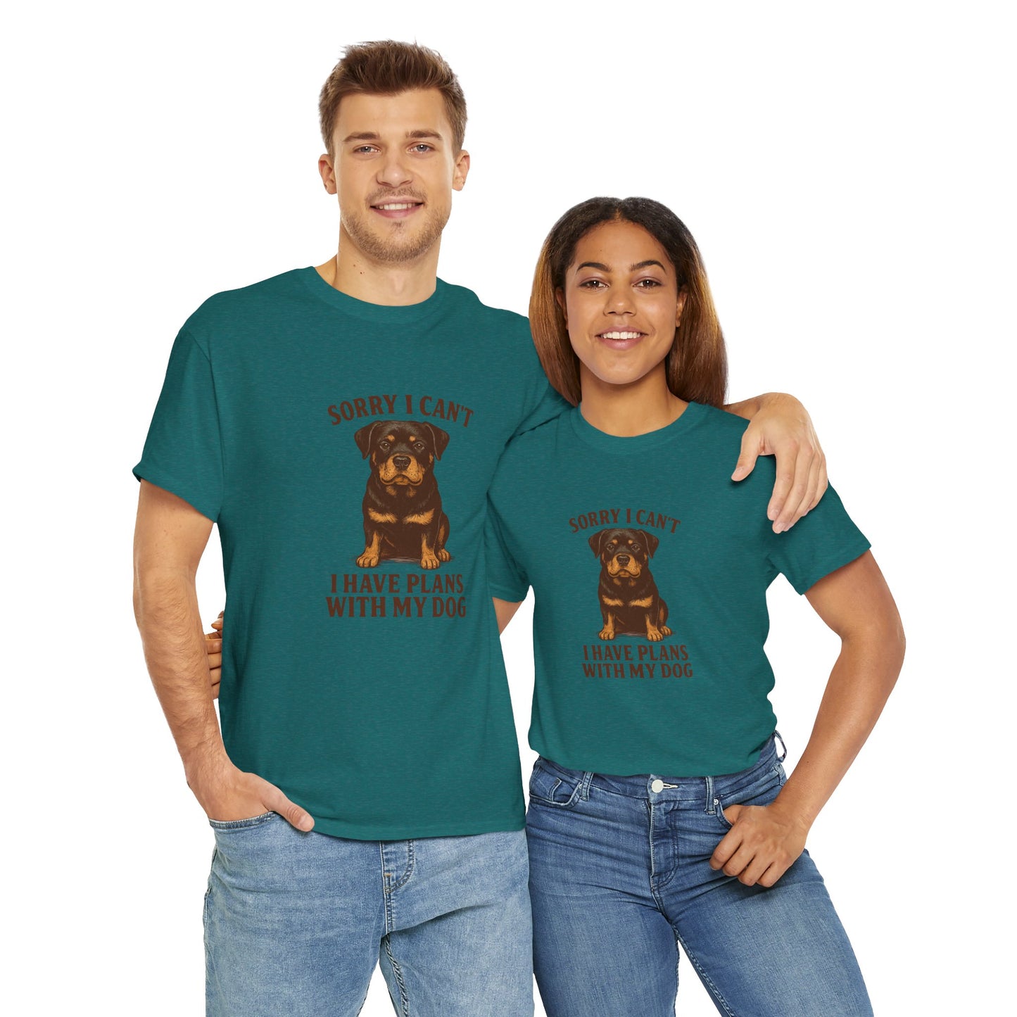 Dog-Rotweiller Sorry I can't, I Have Plans With My Dog Tee