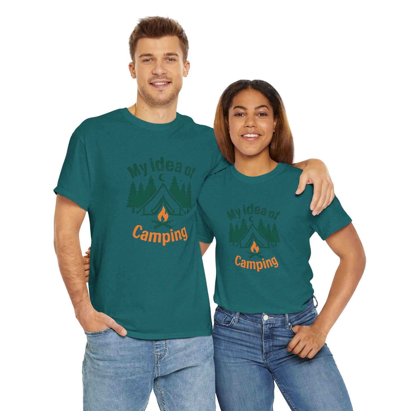 My Idea of Camping Tee & My fFamily's Idea of Camping